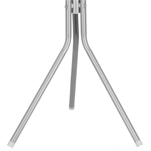 Cuier pentru haine, tip pom, cu 12 carlige, 173 cm, gri - imagine 6