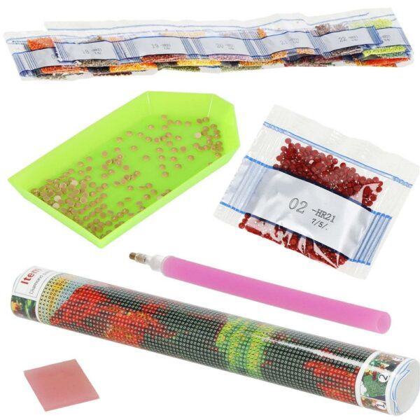 Set de broderie cu diamante 5D, 30x40cm, model Pod de piatra - imagine 6