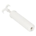 Pompa de vidat pentru saci de haine, din plastic, 38cm, alb