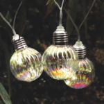Ghirlanda luminoasa, LED, model Loris, 20 becuri, 580cm, incarcare solara, lumina alb multicolor