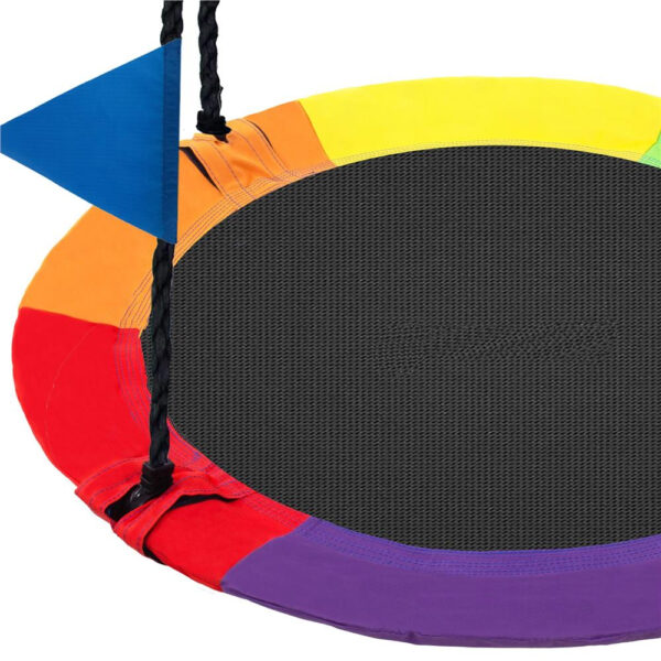 Leagan tip cuib 100cm, inaltime reglabila, 150 kg, Multicolor - imagine 11