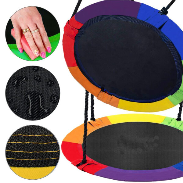 Leagan tip cuib 100cm, inaltime reglabila, 150 kg, Multicolor - imagine 25