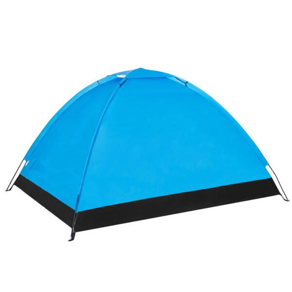 Cort plaja sau camping, impemeabil, cu protectie UV, 2 locuri, 200x150x110cm, albastru - imagine 11