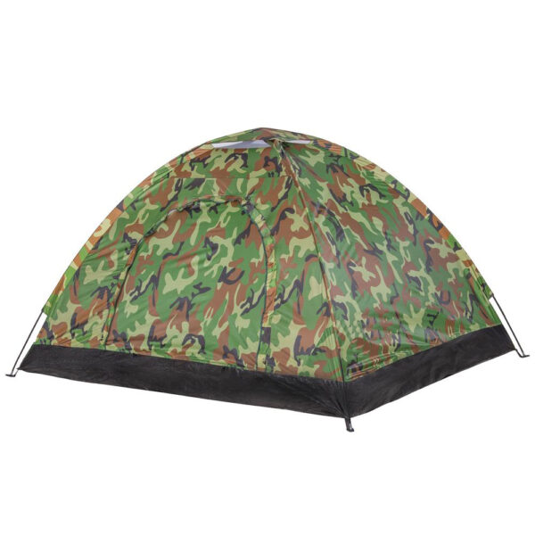 Cort plaja sau camping, impemeabil, cu protectie UV, 2 locuri, 200x150x110cm, camuflaj - imagine 3