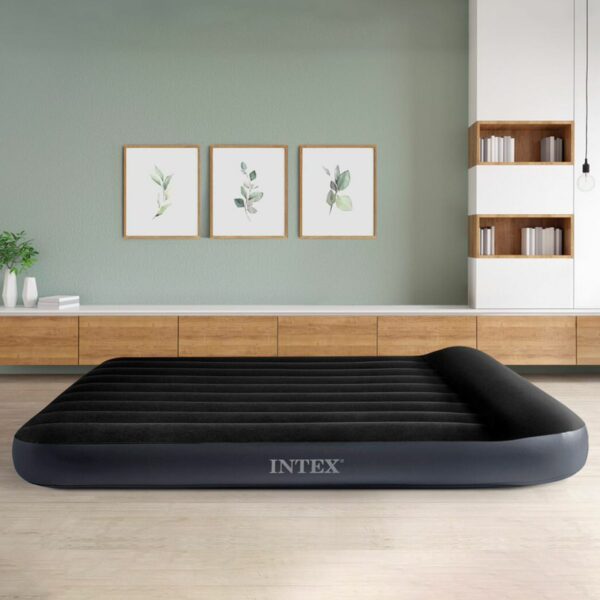 Saltea gonflabila Intex Queen Dura Beam, 203x152x25cm - imagine 2