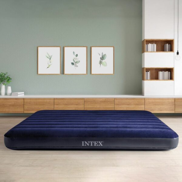 Saltea gonflabila Intex Dura-Beam Classic Downy, 137x191x25cm - imagine 2