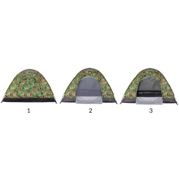 Cort plaja sau camping, impemeabil, cu protectie UV, 2 locuri, 200x150x110cm, camuflaj - imagine 12