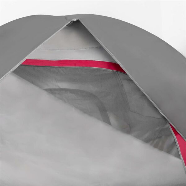 Cort camping, impemeabil, protectie UV, 6 locuri, 215x450x180cm, gri - imagine 13