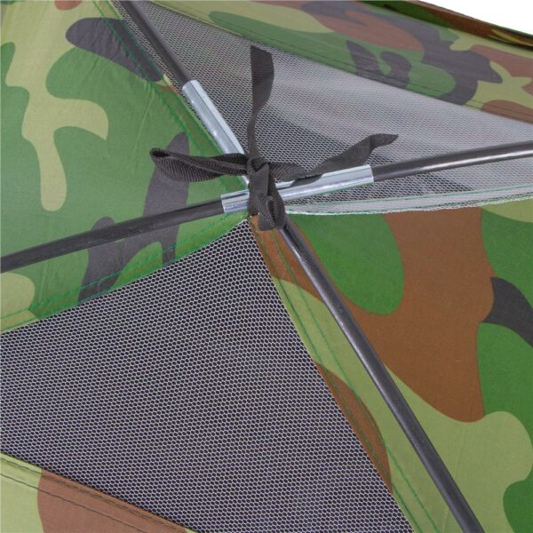 Cort plaja sau camping, impemeabil, cu protectie UV, 2 locuri, 200x150x110cm, camuflaj - imagine 6