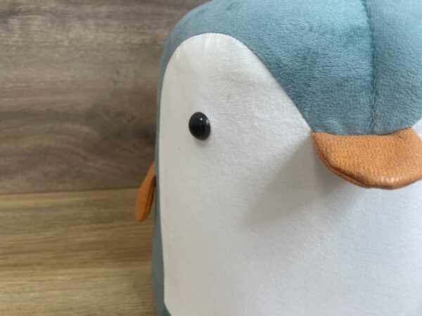 Taburet pentru copii, 28x25cm, maxim 50kg, model pinguin albastru - imagine 4