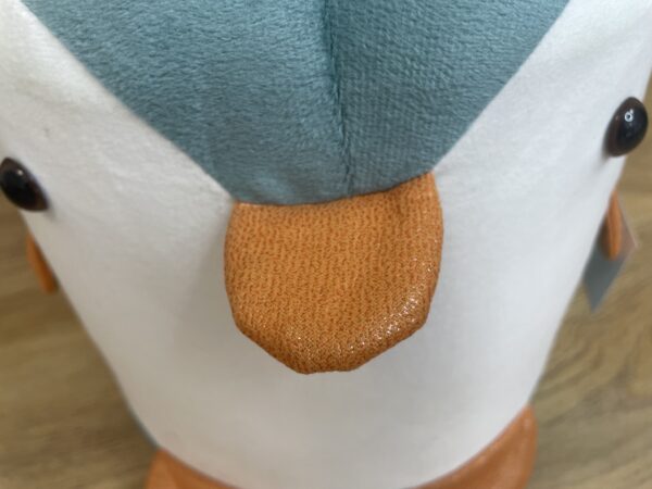Taburet pentru copii, 28x25cm, maxim 50kg, model pinguin albastru - imagine 5