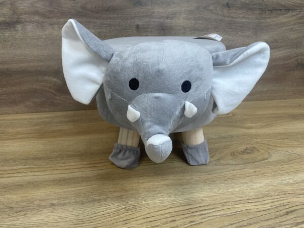 Taburet pentru copii, 28x25cm, maxim 50kg, model elefant - imagine 2