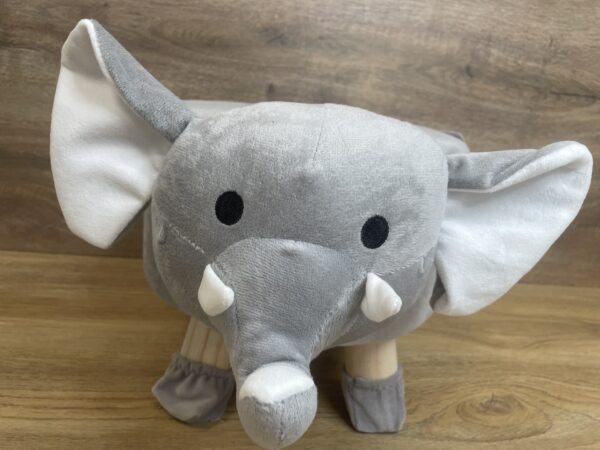 Taburet pentru copii, 28x25cm, maxim 50kg, model elefant - imagine 6