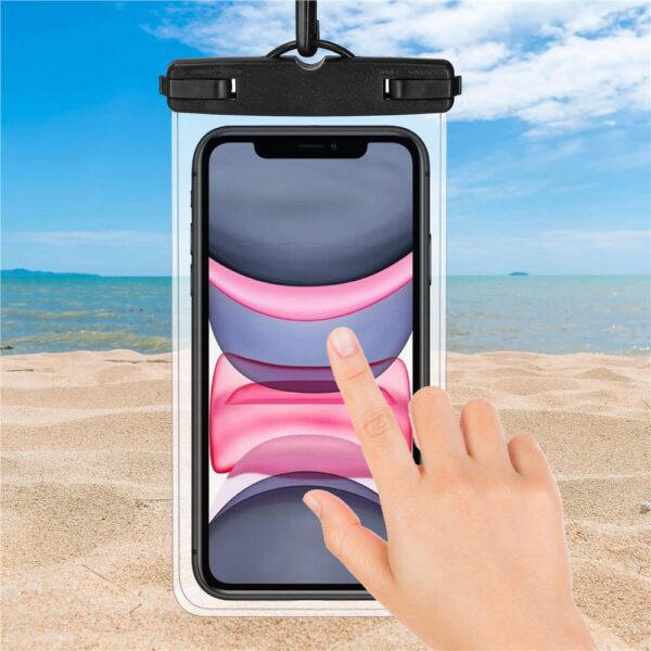 Husa telefon subacvatica waterproof impermeabila, universala, 180x110mm, cu snur - imagine 13