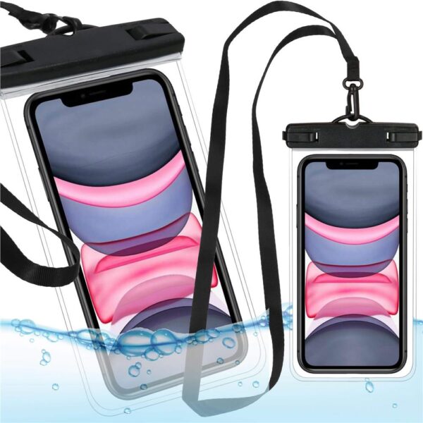 Husa telefon subacvatica waterproof impermeabila, universala, 180x110mm, cu snur - imagine 21