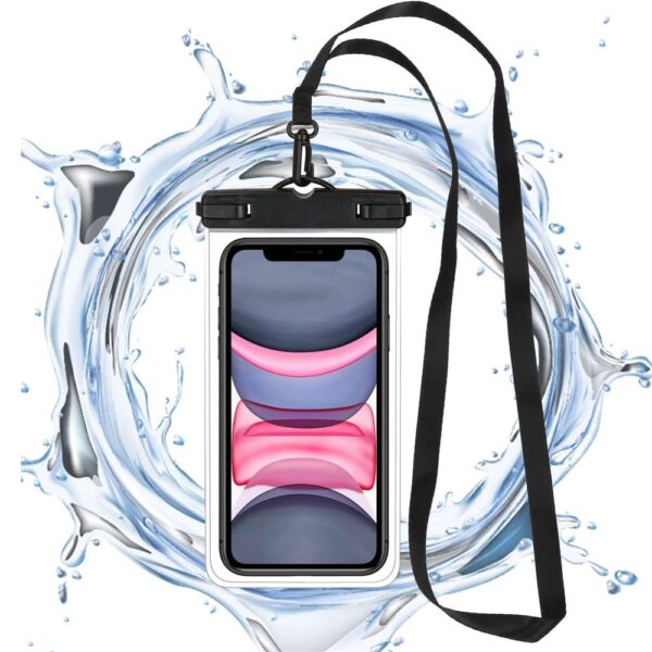 Husa telefon subacvatica waterproof impermeabila, universala, 180x110mm, cu snur - imagine 26