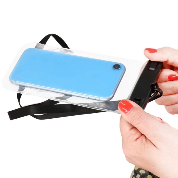 Husa telefon subacvatica waterproof impermeabila, universala, 180x110mm, cu snur - imagine 7