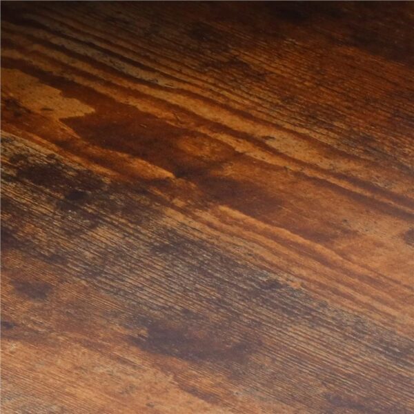 Set 2 mese pentru cafea suprapozabile, cadru otel, 70x70x47 cm si 50x50x40 cm, maro - imagine 13