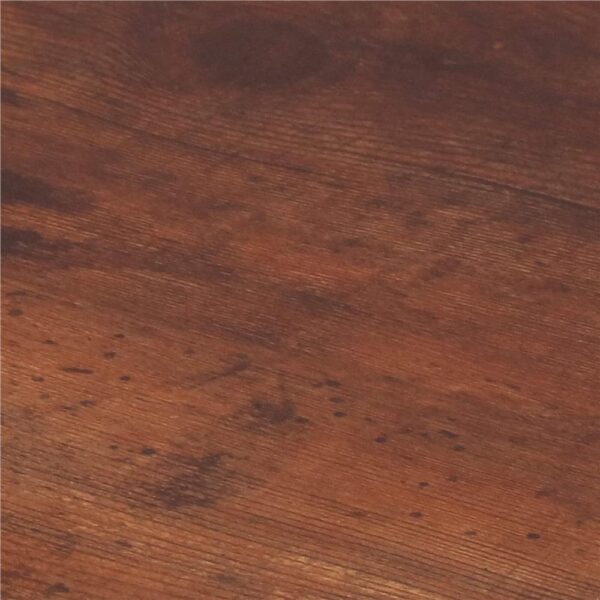 Set 2 mese pentru cafea, cadru otel, stil industrial, 50x50x52 cm si 45x45x47 cm, maro - imagine 13