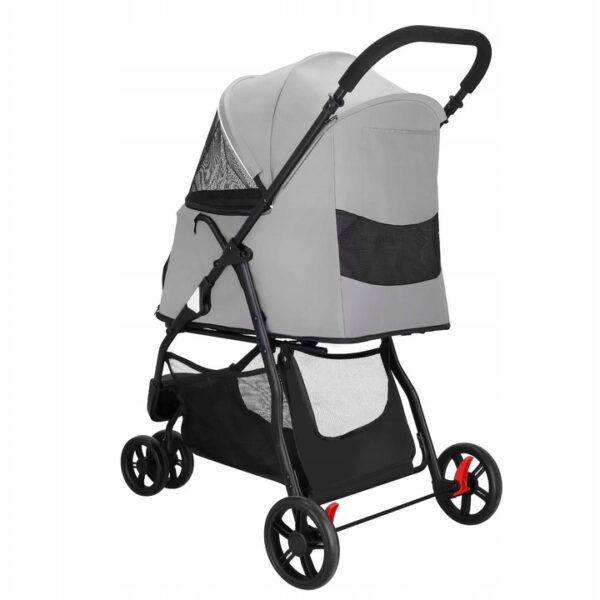 Carucior pentru transport animale, sarcina 15 kg, pentru caini si pisici - imagine 6
