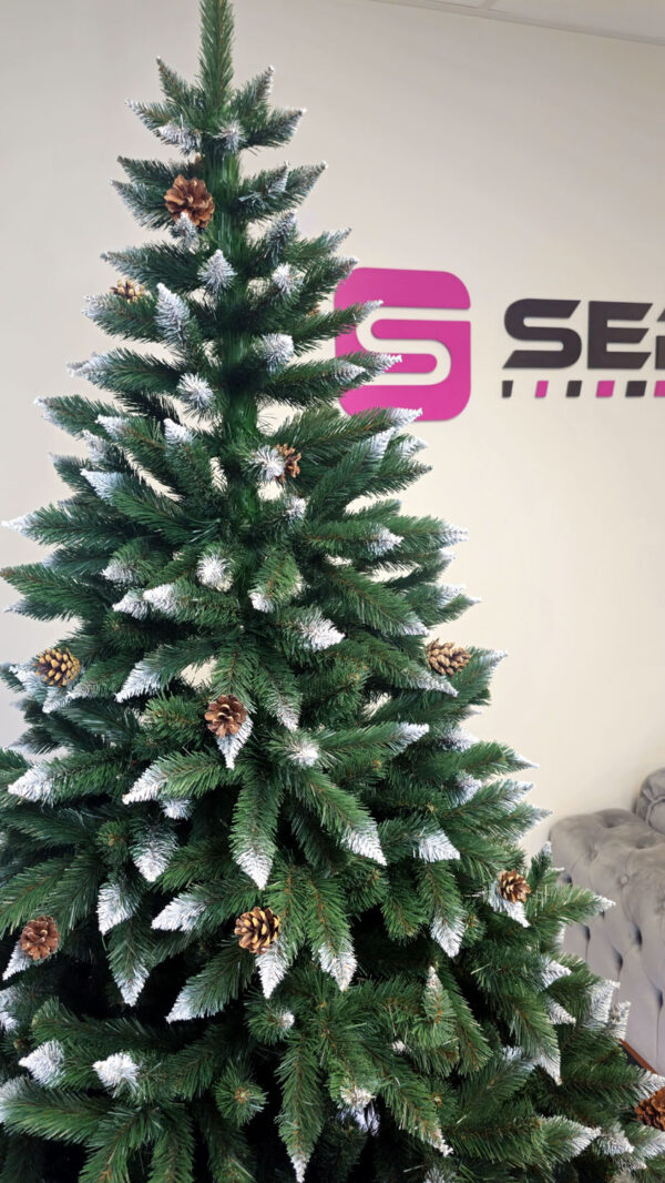 Brad artificial Christmas Deluxe by Sersimo, Danemark, 2D, 220cm - imagine 16