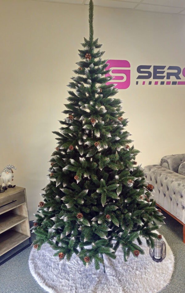 Brad artificial Christmas Deluxe by Sersimo, Danemark, 2D, 220cm - imagine 17
