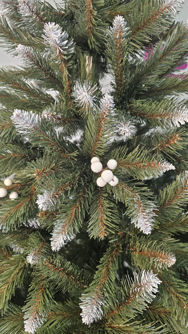 Brad artificial Christmas Deluxe by Sersimo, WhiteBerry, 2D, 220cm - imagine 13