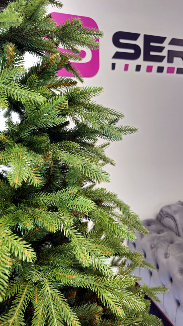 Brad artificial Christmas Deluxe by Sersimo, Nature, 2D+3D, 230cm - imagine 12