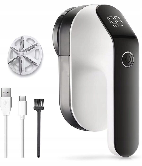 Aparat de curatat scame, 3 trepte, afisaj LCD, incarcare USB, pentru toate tipurile de tesaturi - imagine 3