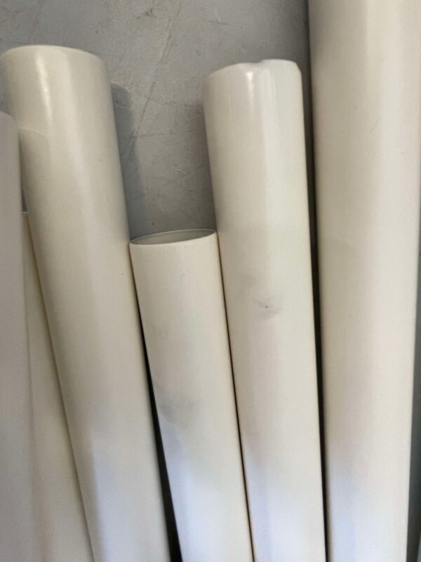 RESIGILAT: SONGMICS Raft de haine din metal, cu 2 bare de haine si 1 raft, maxim 70 kg, industrial, 45x83x157cm, alb - imagine 3