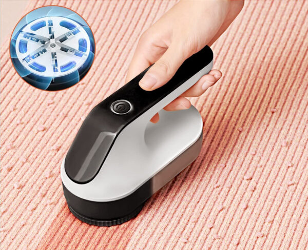 Aparat de curatat scame, 3 trepte, afisaj LCD, incarcare USB, pentru toate tipurile de tesaturi - imagine 8