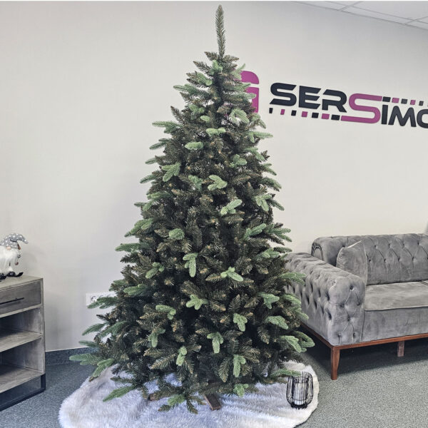Brad artificial Christmas Deluxe by Sersimo, Siberian Premium, 2D+3D, 240cm