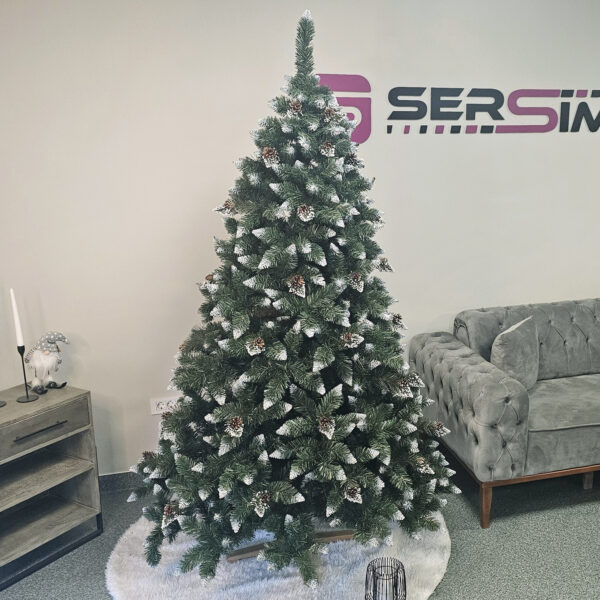 Brad artificial Christmas Deluxe by Sersimo, Daimond Premium, 2D, 220cm