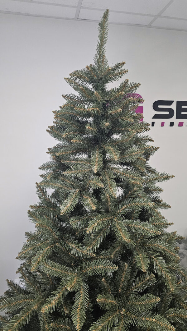 Brad artificial Christmas Deluxe by Sersimo, Caucazian Premium, 2D, 220cm - imagine 11