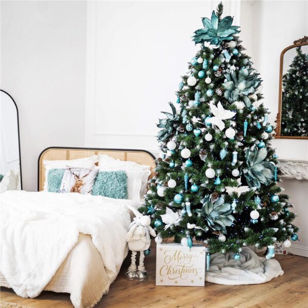 Brad artificial Christmas Deluxe by Sersimo, Daimond Premium, 2D, 220cm - imagine 28