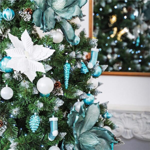 Brad artificial Christmas Deluxe by Sersimo, Daimond Premium, 2D, 220cm - imagine 29