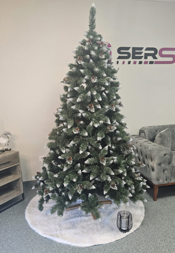 Brad artificial Christmas Deluxe by Sersimo, Daimond Premium, 2D, 220cm - imagine 13