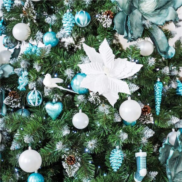 Brad artificial Christmas Deluxe by Sersimo, Daimond Premium, 2D, 220cm - imagine 30