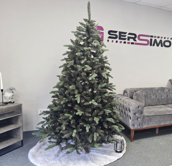 Brad artificial Christmas Deluxe by Sersimo, Siberian Premium, 2D+3D, 240cm - imagine 6