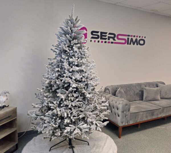 Brad artificial Christmas Deluxe by Sersimo, Viena Select nins, integral 3D, 210cm - imagine 6