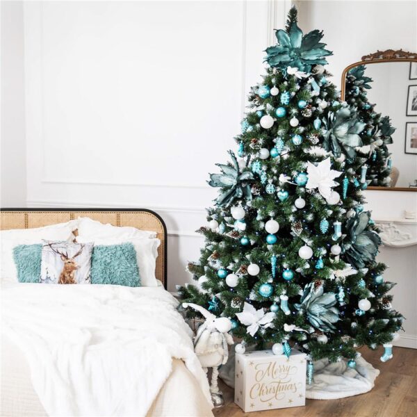 Brad artificial Christmas Deluxe by Sersimo, Daimond Premium, 2D, 220cm - imagine 31