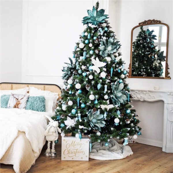 Brad artificial Christmas Deluxe by Sersimo, Daimond Premium, 2D, 220cm - imagine 37