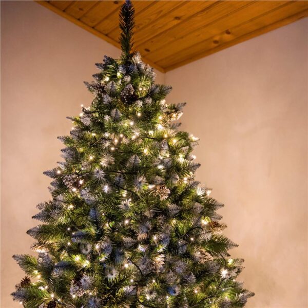 Brad artificial Christmas Deluxe by Sersimo, Daimond Premium, 2D, 220cm - imagine 41