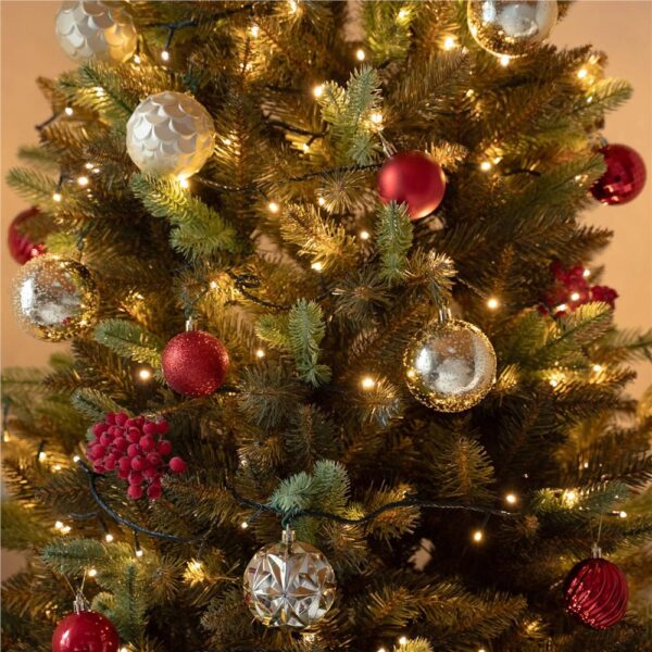 Brad artificial Christmas Deluxe by Sersimo, Siberian Premium, 2D+3D, 240cm - imagine 49