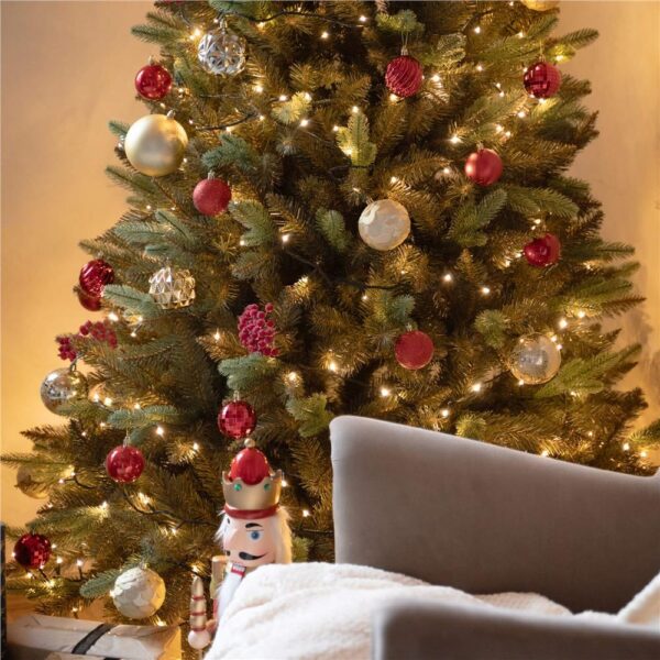Brad artificial Christmas Deluxe by Sersimo, Siberian Premium, 2D+3D, 240cm - imagine 51