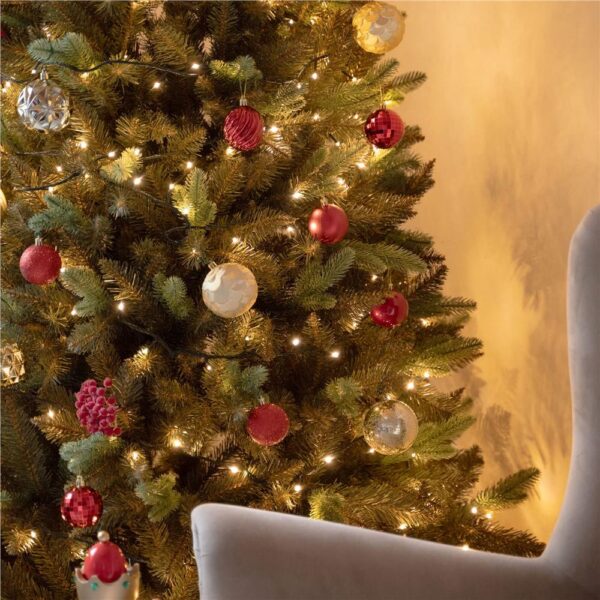 Brad artificial Christmas Deluxe by Sersimo, Siberian Premium, 2D+3D, 240cm - imagine 52