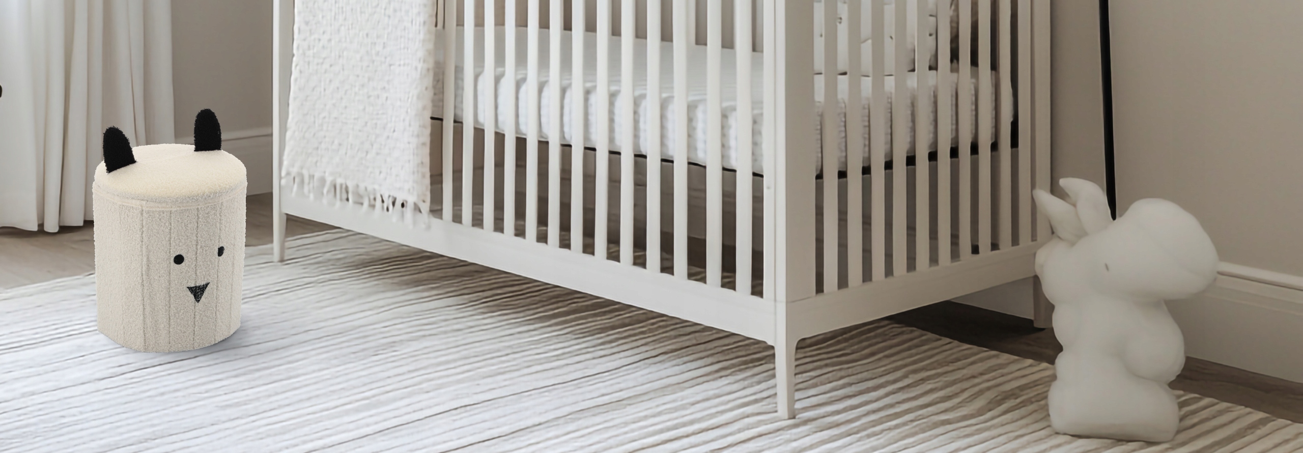 Taburet pentru copii, pliabil cu spatiu depozitare, 80kg, 28×34 cm, bej - imagine 7