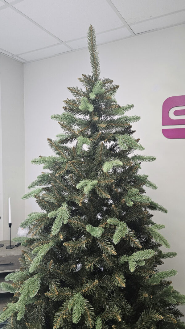 Brad artificial Christmas Deluxe by Sersimo, Siberian Premium, 2D+3D, 240cm - imagine 10