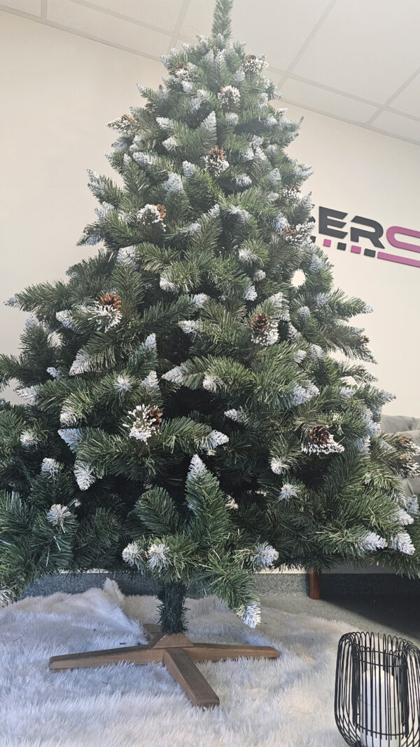 Brad artificial Christmas Deluxe by Sersimo, Daimond Premium, 2D, 220cm - imagine 10