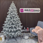 Brad artificial Christmas Deluxe by Sersimo, Kovalivka Select nins, integral 3D, 230cm
